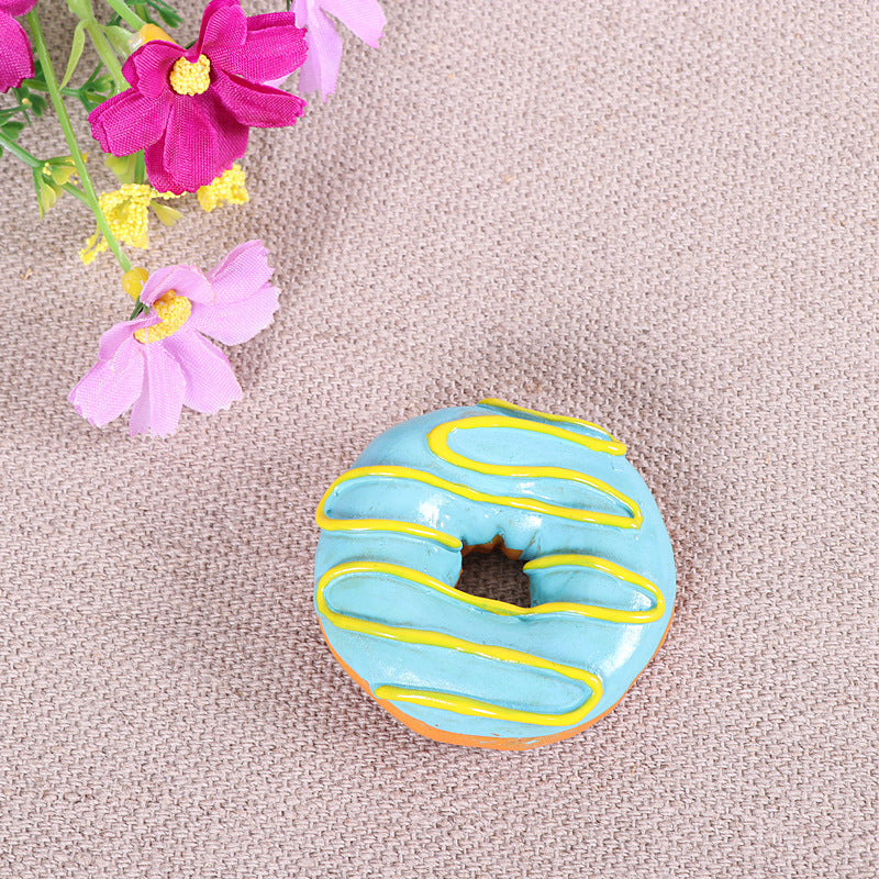 Donut refrigerator magnet food bread simulation three-dimensional magnet magnetic creative refrigerator magnet