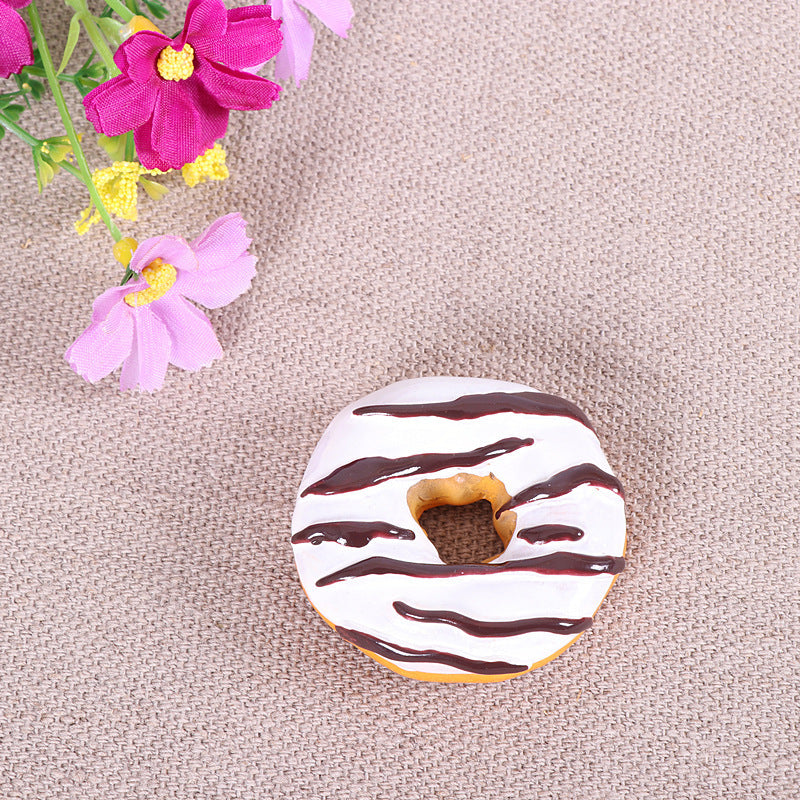 Donut refrigerator magnet food bread simulation three-dimensional magnet magnetic creative refrigerator magnet