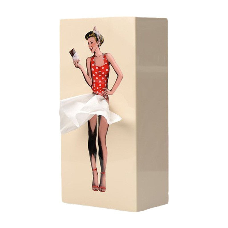 Flying Skirt Tissue Box Tutu Skirt Girl Face Paper Extraction Box